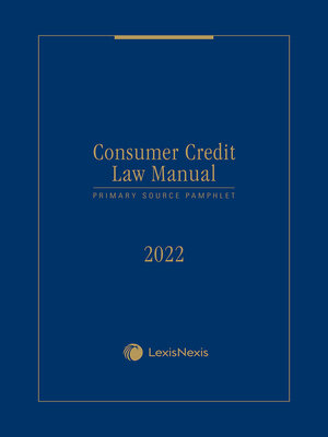 cover image of Consumer Credit Law Manual